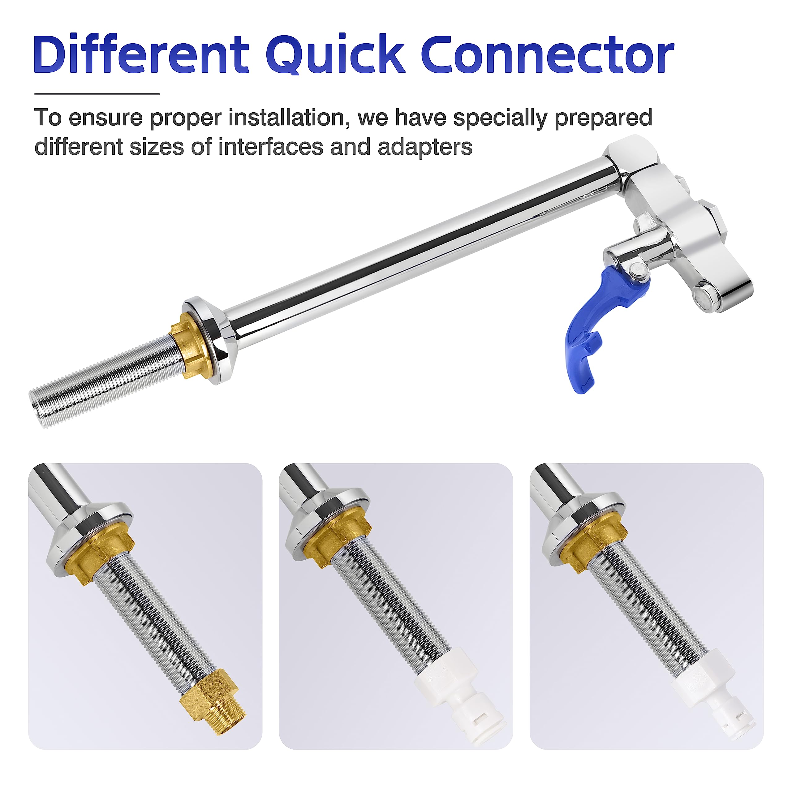 Premium 9-Inch Stainless Steel Glass Filler Faucet - G1/2