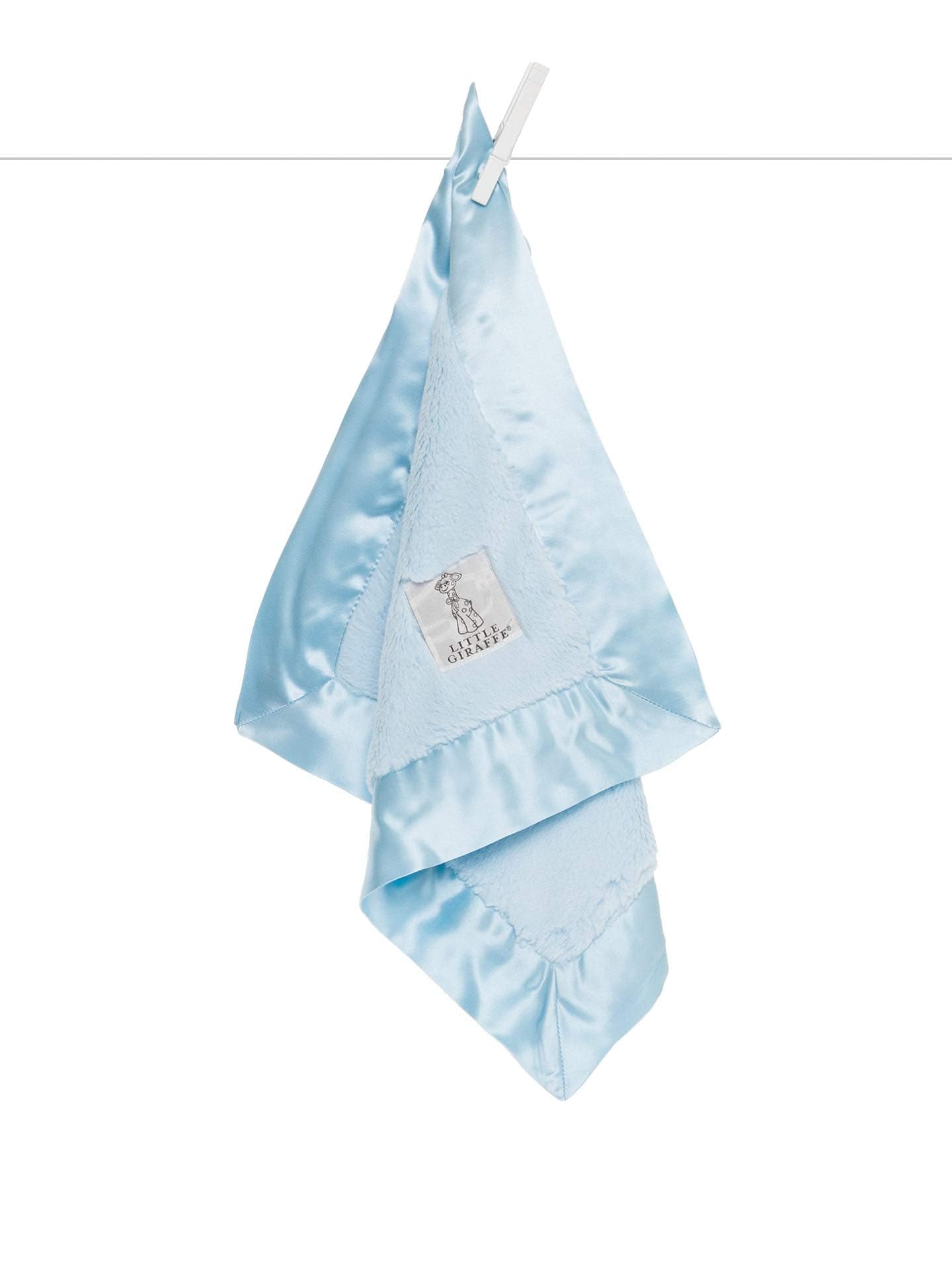 Little Giraffe Baby Blanket - Ultra Soft Luxe Blanket with Satin Trim for Newborns & Infants - Perfect Baby Shower Gift, Stroller & Crib Blanket - 17