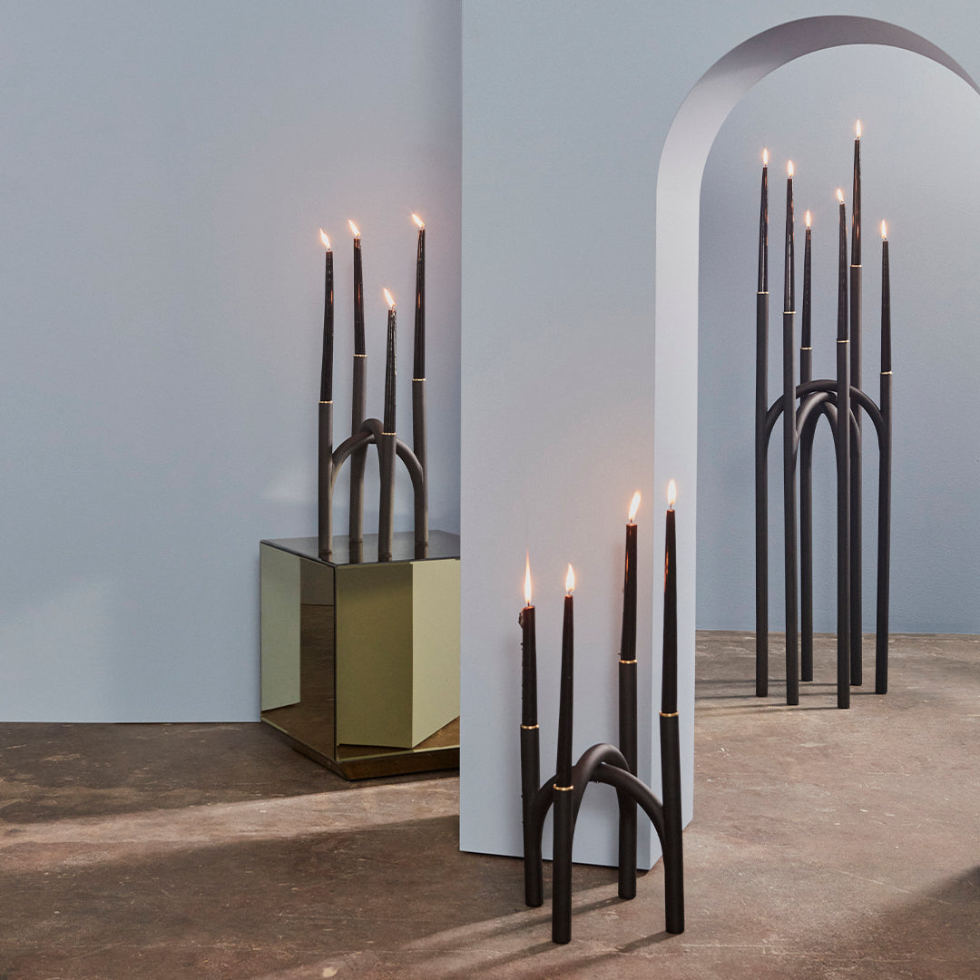 Angui Candle Holder - Elegant Decorative Metal Candle Stand for Home, Wedding, Party & Romantic Dinner Decor | Perfect for Table Centerpieces and Holiday Decorations