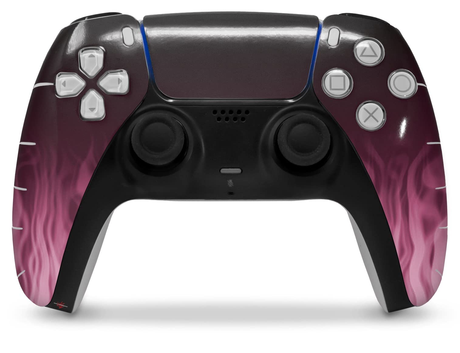 PS5 DualSense Controller Skin Wrap - Fire Pink for Gaming & Protection