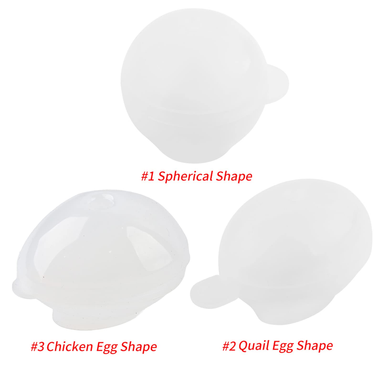 Premium Silicone Egg & Sphere Molds for Resin Jewelry Making - DIY Craft Sphere Ball Molds for Handmade Resin Art, Soap Making & Candle Decor (Set of 6) - Perfect for Home Crafts, Gift Making & DIY Decor Projects