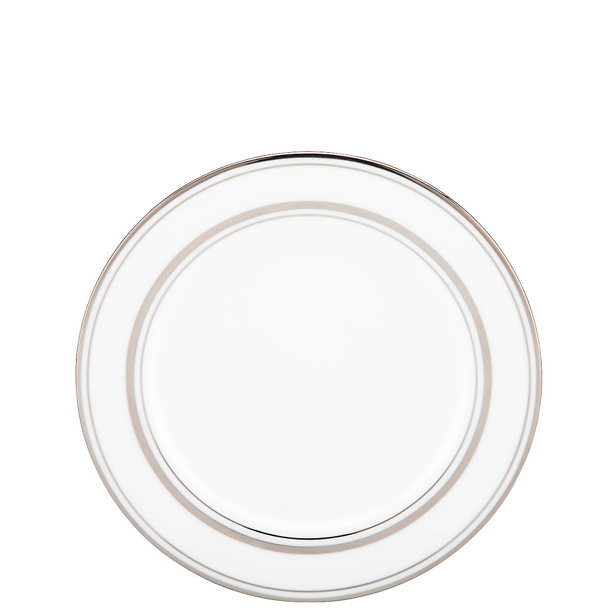 Library Lane Platinum Bread Plate - Elegant Serving Dish for Dinner Parties, Weddings & Holiday Gatherings