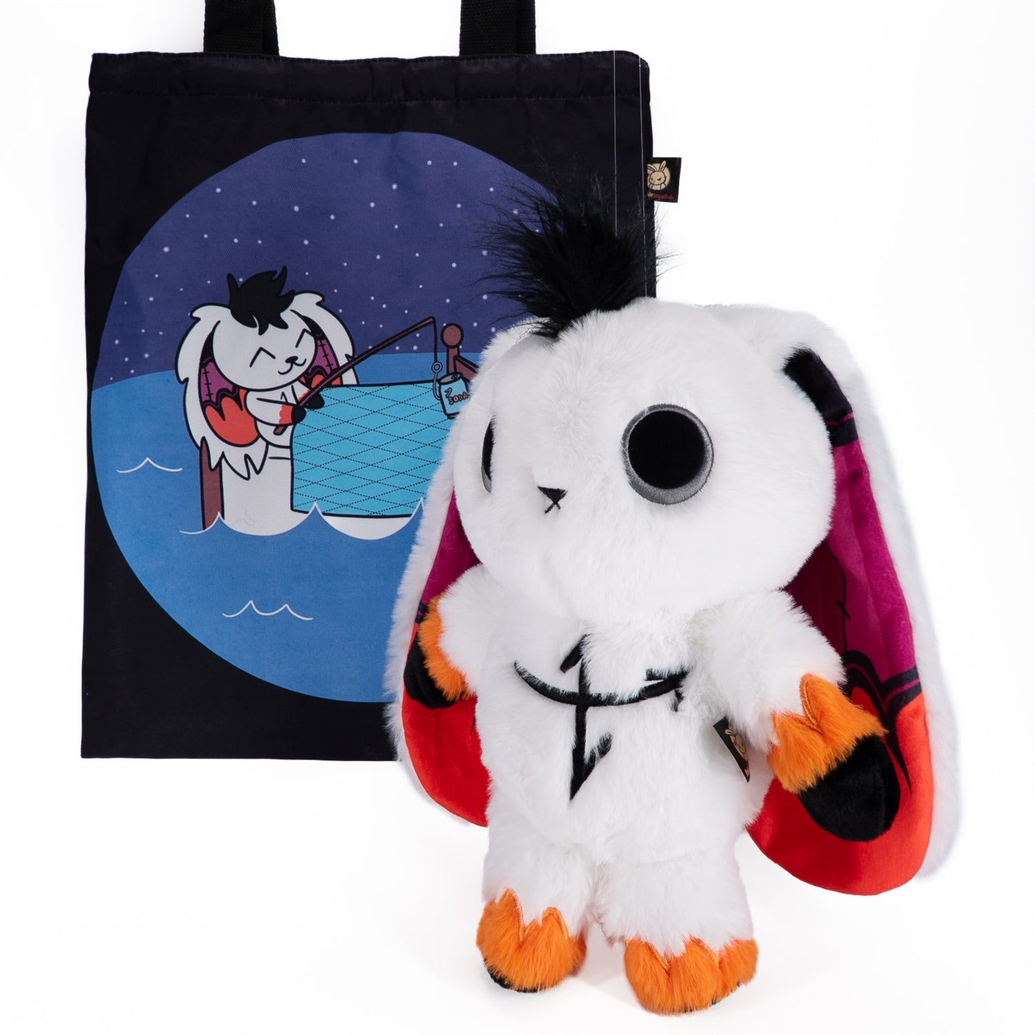 Plushie Dreadfuls Bed Rot Bunny - Soft Stuffed Animal Toy for Kids, Cute Plush Bunny for Bedroom Decor, Sleep Companion & Stress Relief Gift
