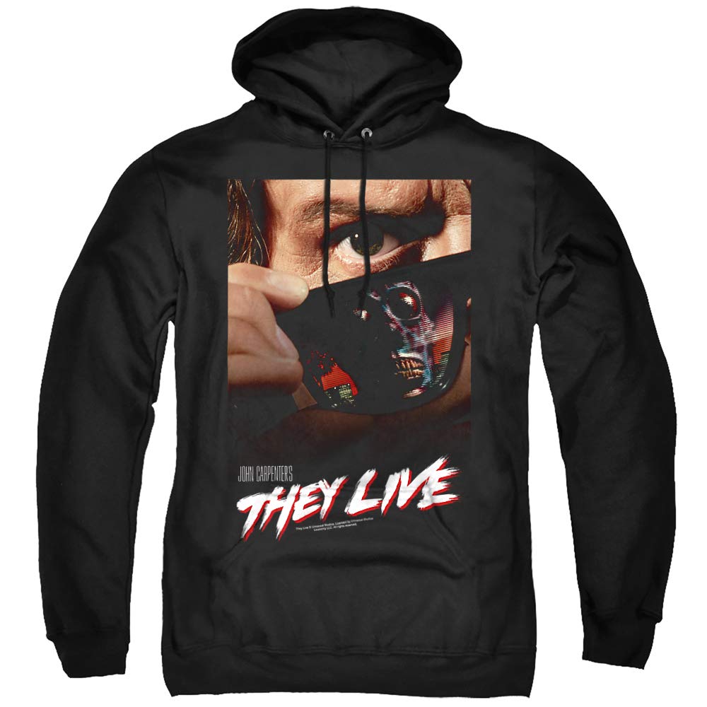 Unisex Hoodie with They Live Poster Print for Casual Wear