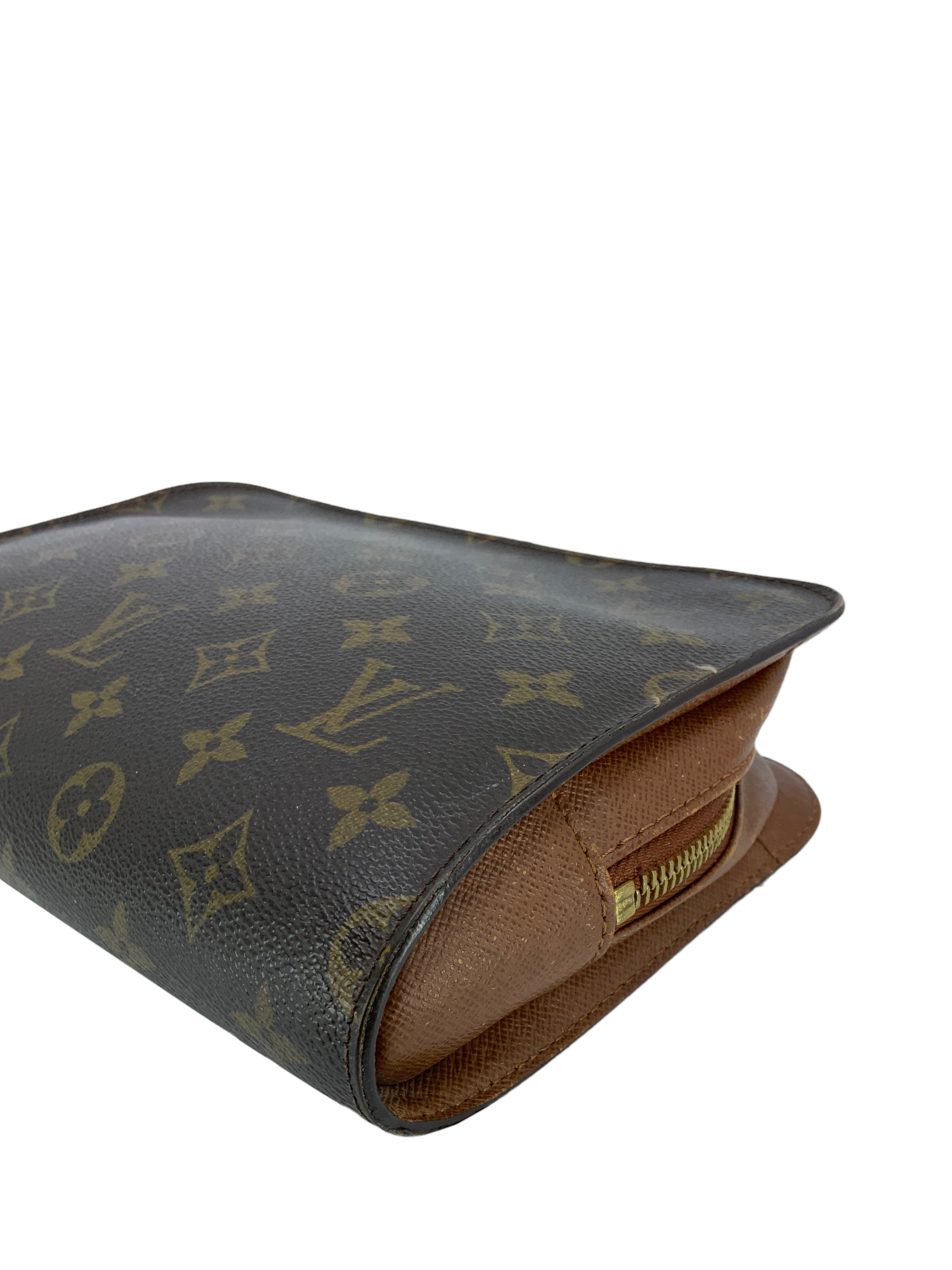 Authentic Louis Vuitton Monogram Pochette Orsay Clutch Wristlet Bag - Luxury Crossbody Purse for Women, Perfect for Evening Parties & Date Nights
