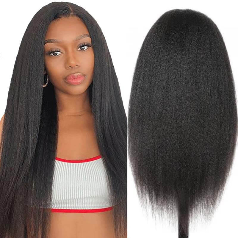 Eullair Affordable 4x4/13x4/13x6 Lace Front Wigs for Black Women - Straight/Body Wave/Curly/Yaki Straight Human Hair | Perfect for Daily Wear, Parties & Special Occasions