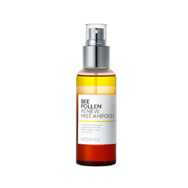 Missha Bee Pollen Renew Ampoule Mist - Hydrating & Anti-Aging Facial Spray for Glowing Skin | Perfect for Daily Skincare Routine & On-the-Go Refreshment