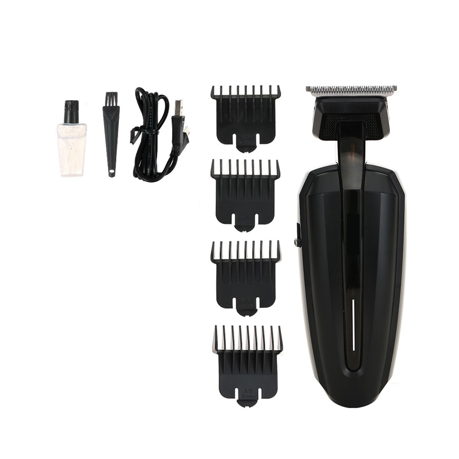 Professional Electric Hair Clipper & Trimmer - USB Rechargeable, Oil-Free Head, Precision Hair Cutting Scissors for Barbers & Home Use - Model V-952 (No Box) - Perfect for Salon Styling, Beard Trimming & DIY Haircuts