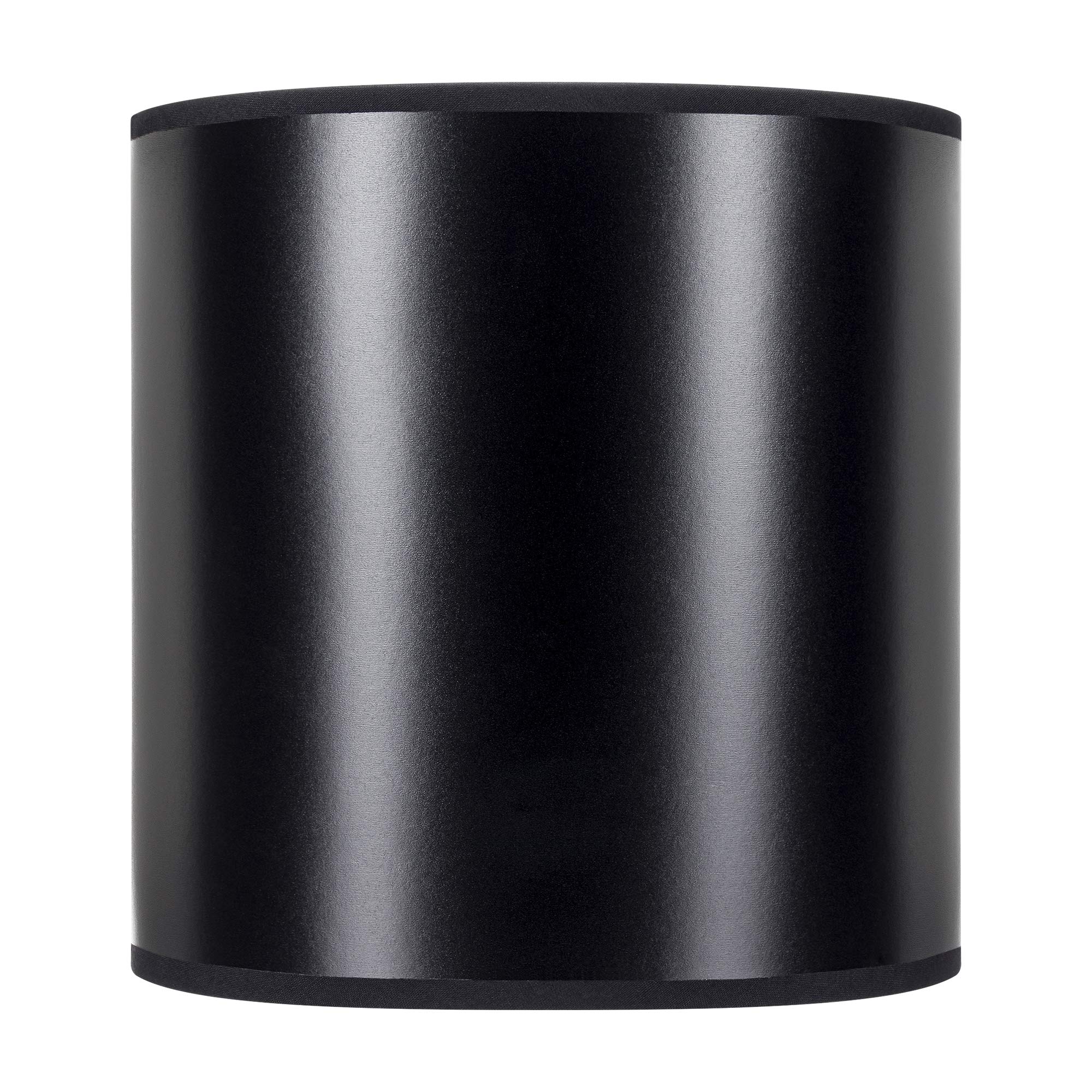 6-Pack Black Parchment 4-Inch Barrel Drum Clip-On Lamp Shades - Perfect for Chandeliers, Pendant Lights & DIY Home Lighting Projects