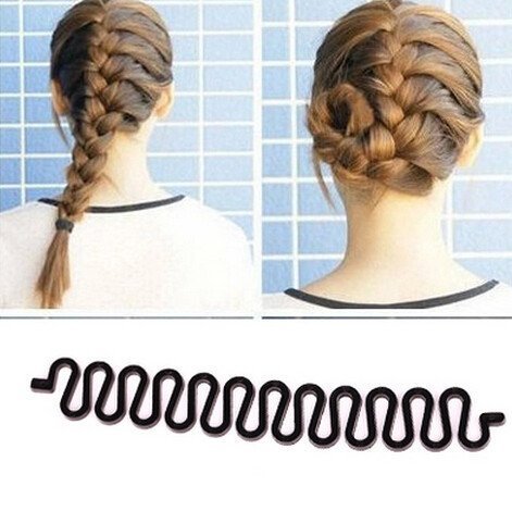 GadinFashion French Braid Tool Set - 3-Piece Hair Braiding Accessories Kit (Black) for Women & Girls | Perfect for DIY Hairstyles, Parties, and Everyday Styling