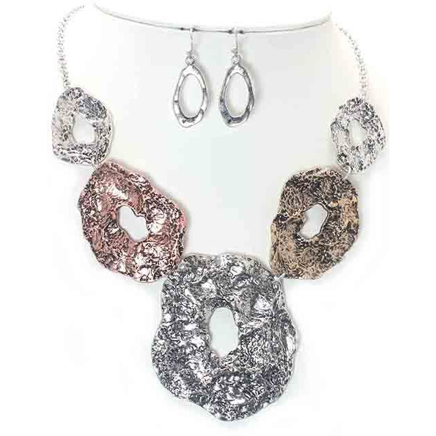Geometric Necklace Set for Women - Trendy Boho Jewelry for Everyday Wear | Perfect for Casual Outfits, Office & Date Nights