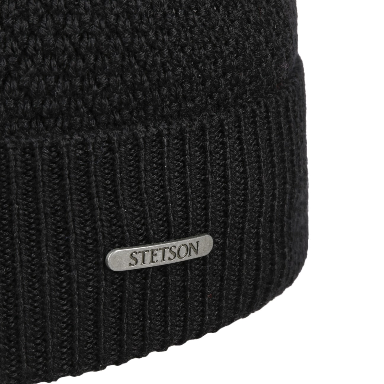 Stetson Rodrick Merino Wool Knit Hat for Men - Soft & Warm Winter Beanie for Outdoor Activities, Skiing & Hiking
