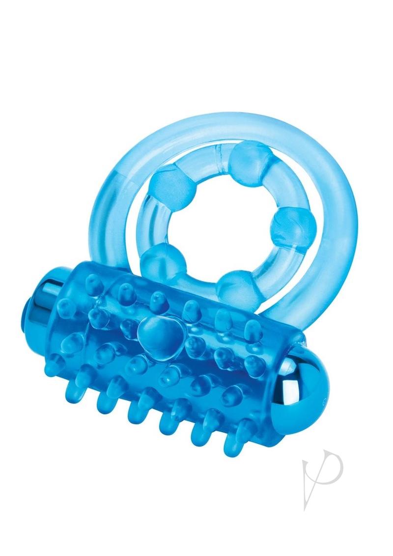 Bodywand Rechargeable Silicone Classic Duo Ring - Blue | Waterproof & Powerful Couples Massager for Sensual Intimacy & Relaxation | Perfect for Romantic Evenings & Spa Nights