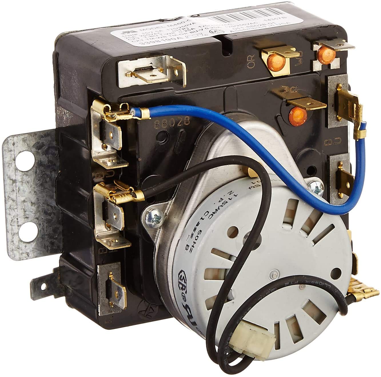 Whirlpool Dryer Timer Replacement AP6008362, PS11741497, EAP11741497, PD00002926 - Compatible with Various Whirlpool Dryer Models for Home Laundry Room Use