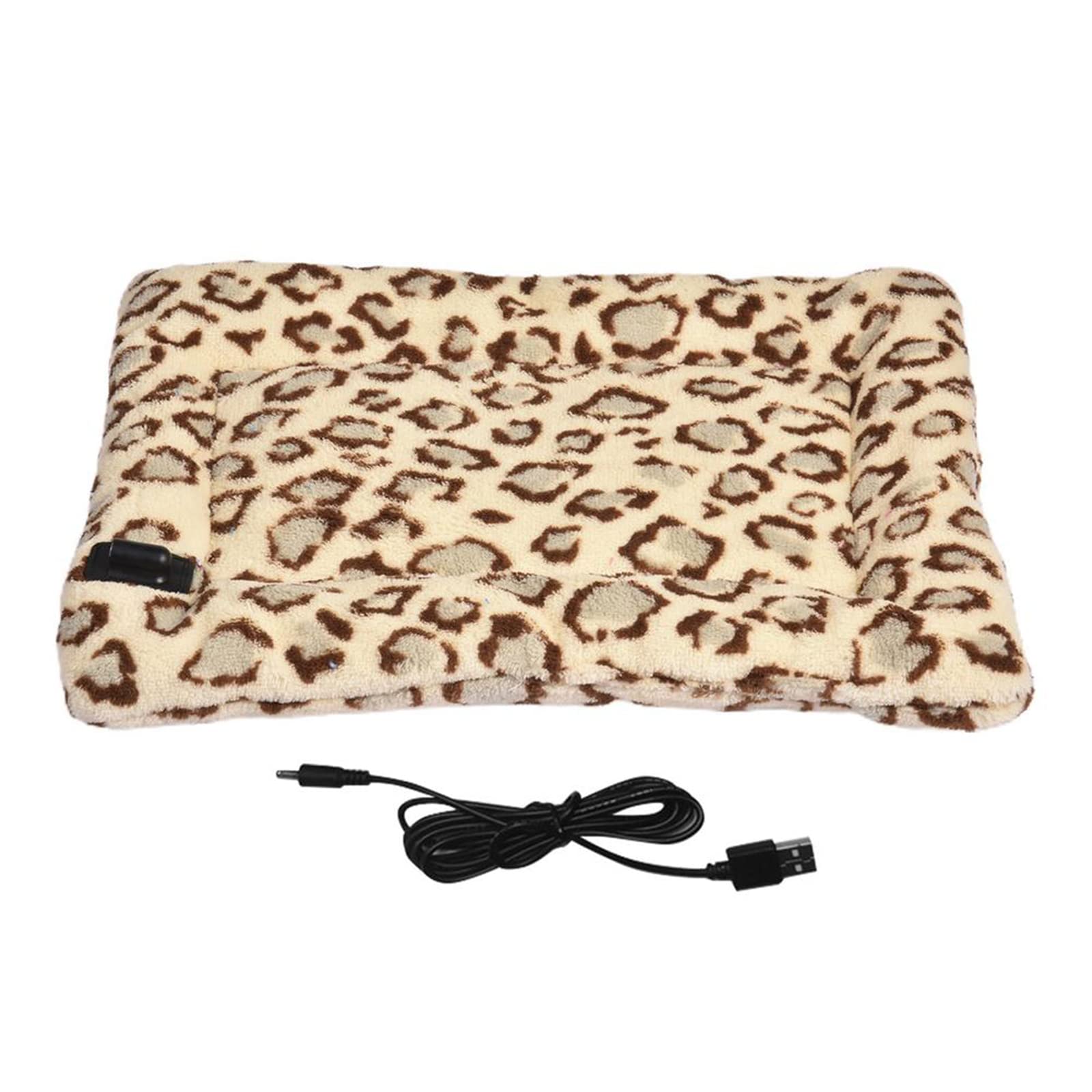 KJDPP USB Pet Heating Blanket - Washable Electric Warming Pad with 3 Heat Levels, Adjustable Indoor Thermal Blanket for Dogs & Cats - Perfect for Winter Beds, Sofas & Pet Carriers