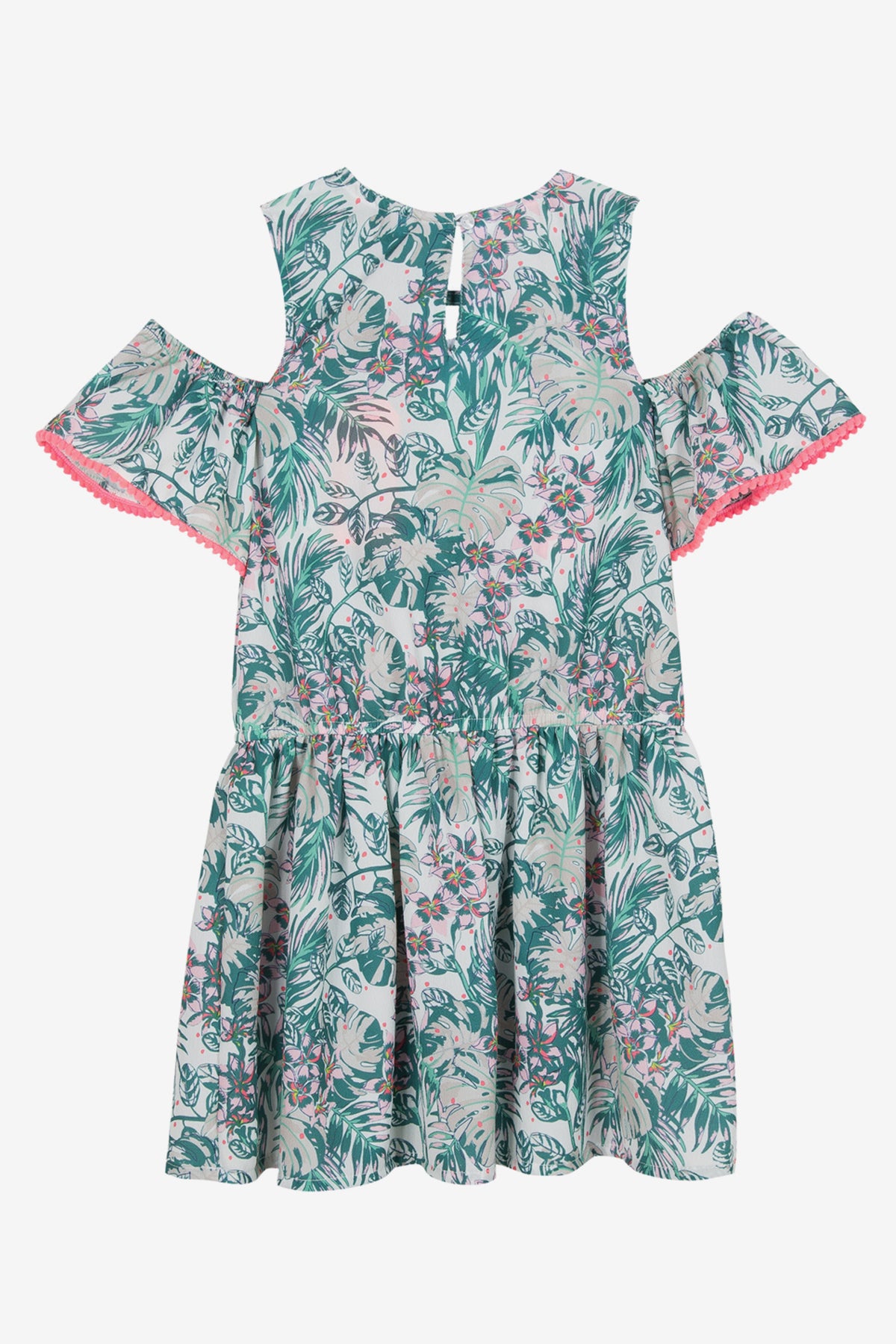 3pommes Palm Springs Girls Dress - Cute & Comfortable Summer Outfit for Toddlers & Kids - Perfect for Beach, Party & Playtime