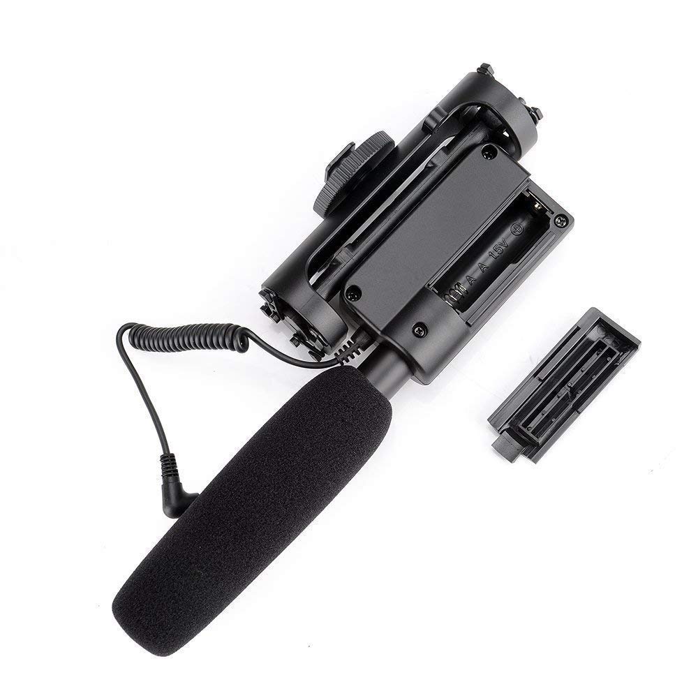 TAKSTAR SGC-598 Professional Shotgun Microphone for DSLR Cameras - Compatible with Nikon & Canon - Includes Furry Windscreen - Perfect for Interviews, Vlogging & On-Camera Recording (Open Box)