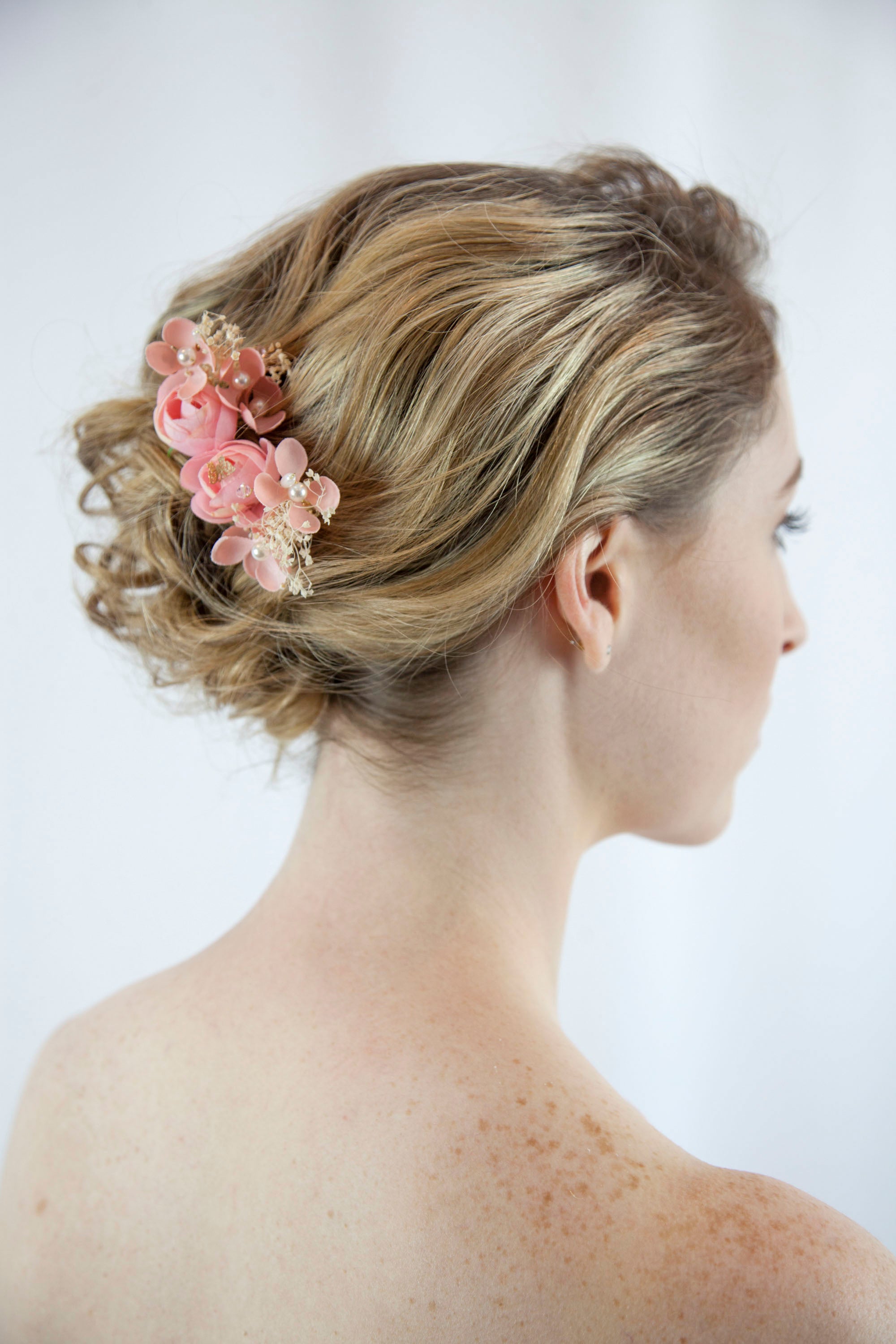 Elegant Bridal Flower Hair Pins Set of 2 - Pearl & Crystal Wedding Hair Accessories for Bride, Bridesmaids, Prom - Perfect for Weddings, Parties & Special Occasions