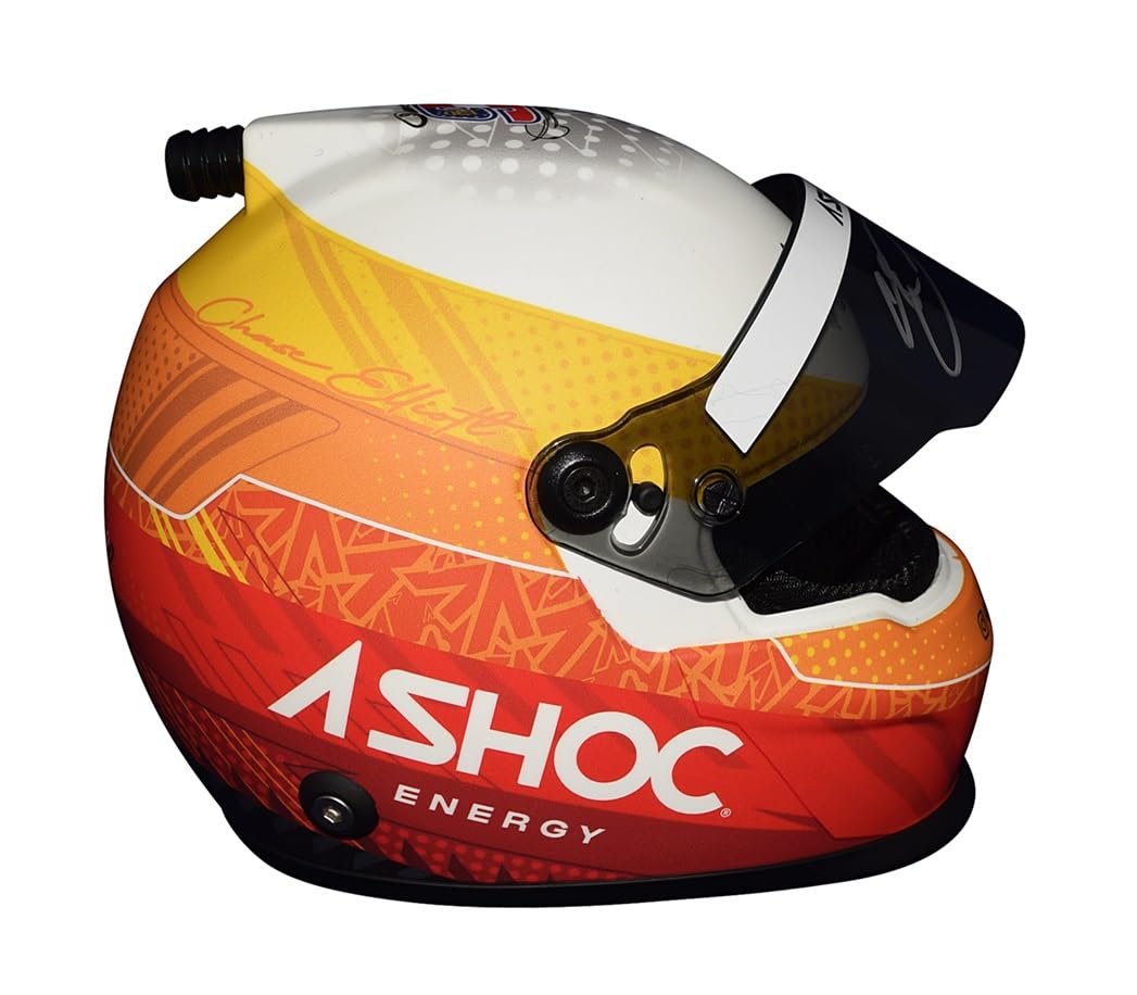 Authentic Autographed 2022 Chase Elliott #9 ASHOC Energy Hendrick Motorsports NASCAR Mini Helmet - Signed Replica with COA - Perfect for Collectors, Racing Fans, and Display