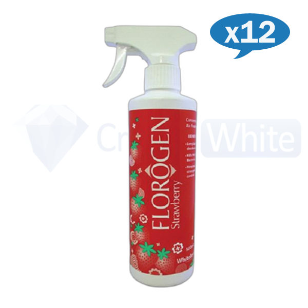 Whiteley Florogen Strawberry Concentrated Air Freshener - Long-Lasting Fragrance for Home, Office & Car | Eliminates Odors Instantly