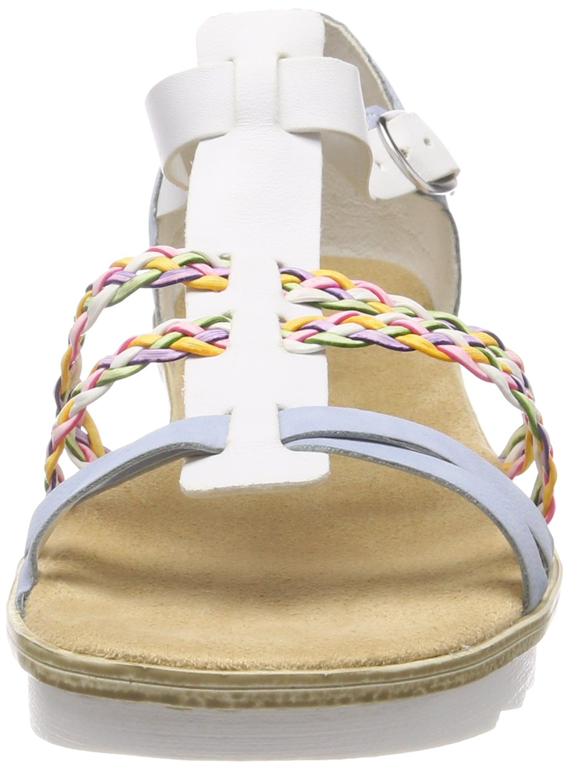 Rieker Women's Gladiator Sandals - Comfortable Strappy Summer Shoes for Walking & Travel | Casual Outfits & Beach Wear