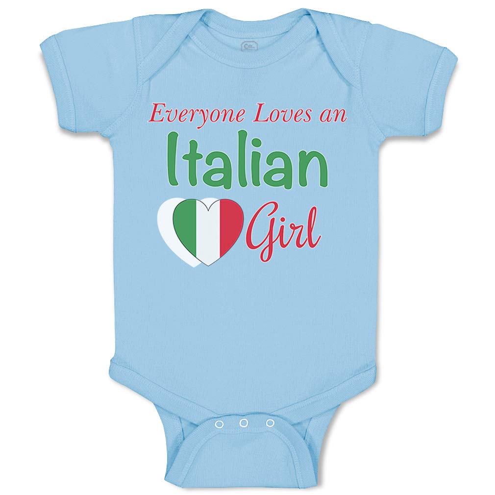 Cute Italian Baby Bodysuit - Funny Cotton Outfit for Boys & Girls | Playtime & Parties