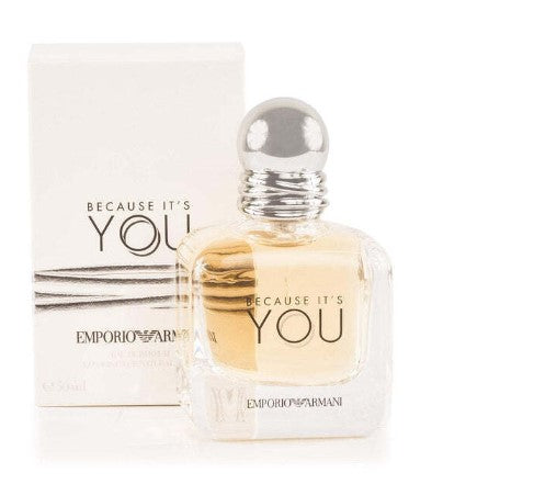 Giorgio Armani Because It's You Eau de Parfum 1.7 oz - Floral Fruity Perfume for Women, Romantic Date Night & Special Occasions
