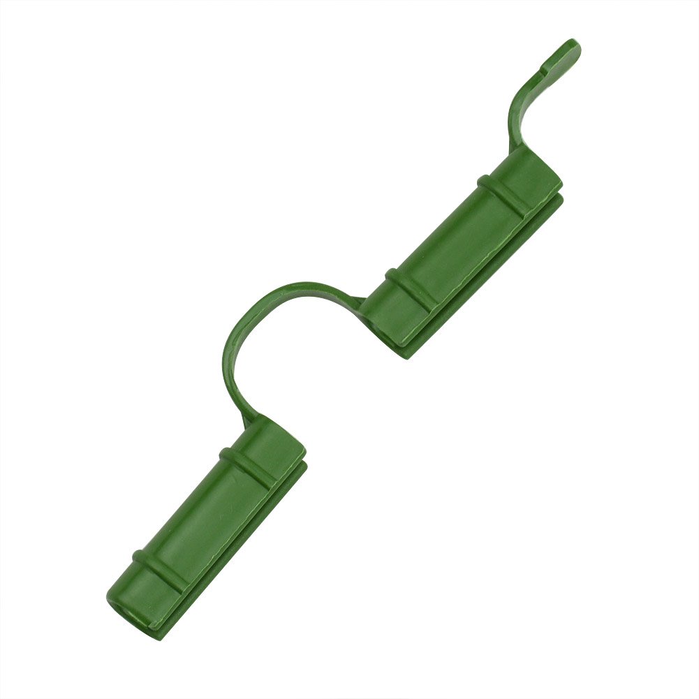 12Pcs Garden Trellis Plant Connector Snap Clamp Clips for Tomato Cage 11MM Plant Stakes - Perfect for Vine Support, Cucumber, Peas & Climbing Plants in Home Gardens