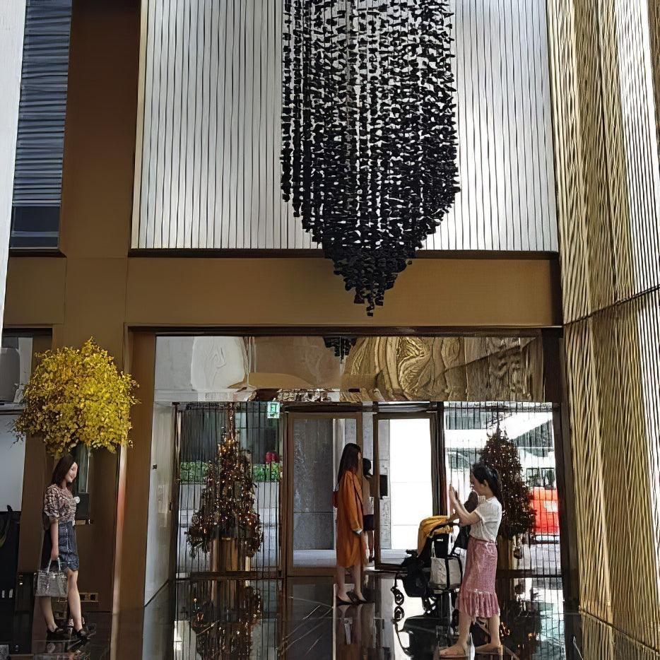 Stylish Charcoal Chandeliers - Modern S to Z Size Range for Dining Room & Bedroom Lighting Decor
