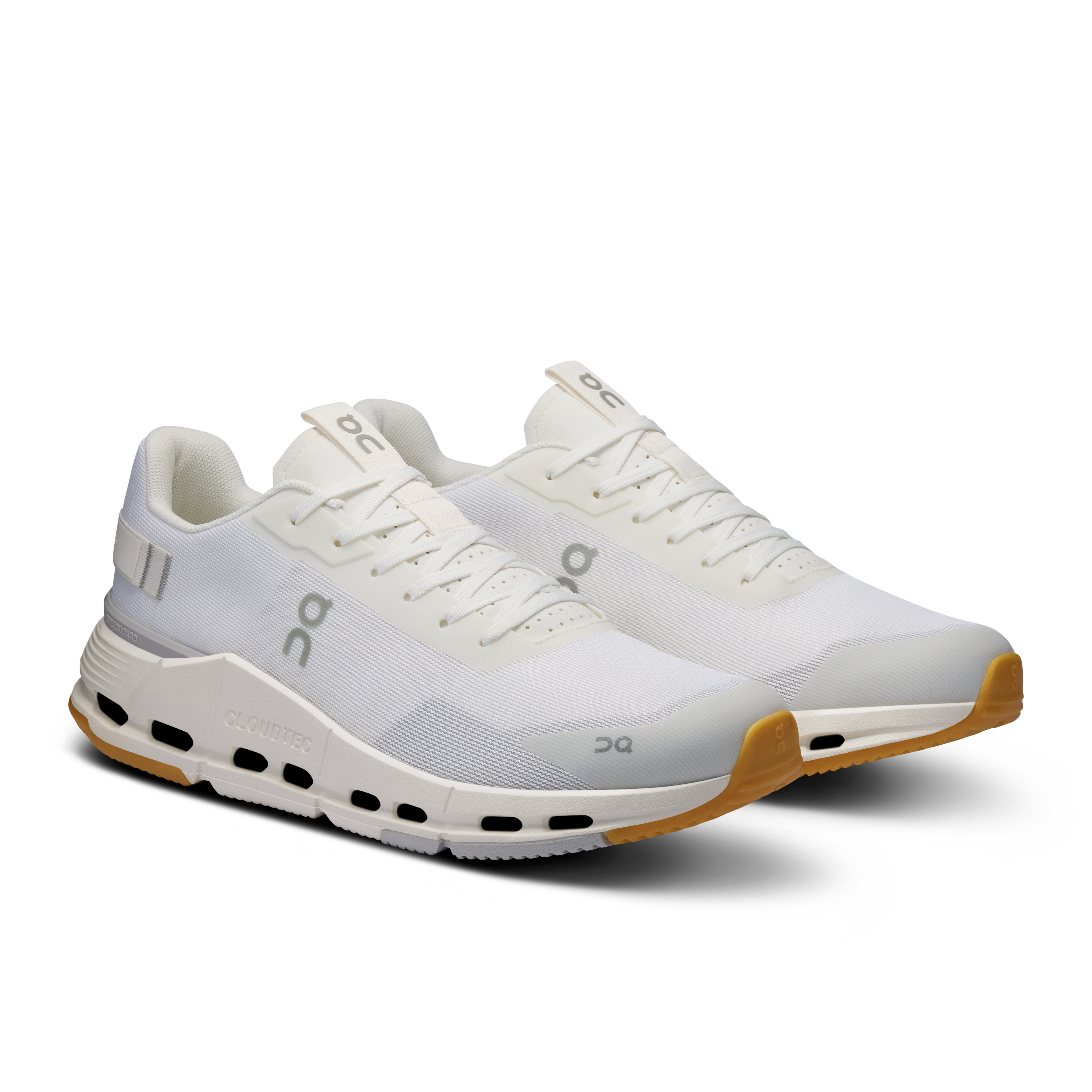 On Running Men's Cloudnova Form 2 Running Shoes - Lightweight & Breathable White/Ivory Sneakers for Jogging, Gym Workouts & Casual Wear