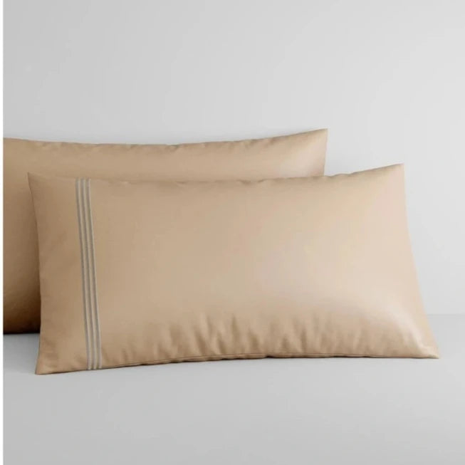 Sheridan 1200 Thread Count Palais Lux ALMOND Standard Pillowcase Pair - Ultra Soft Luxury Bedding for Hotel-Style Comfort at Home