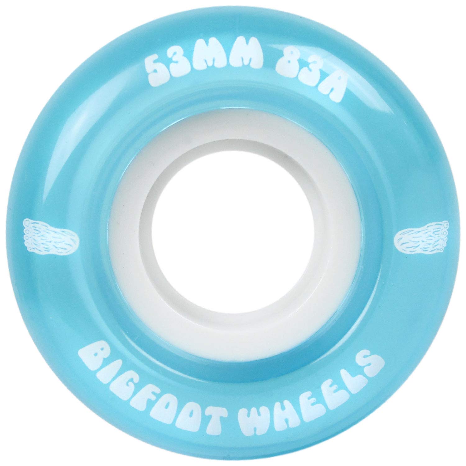 Bigfoot 83A Soft Skateboard Wheels - Smooth Street Cruiser & Filmer Wheels with Ceramic Bearings for Urban Commuting & Skateboard Videography