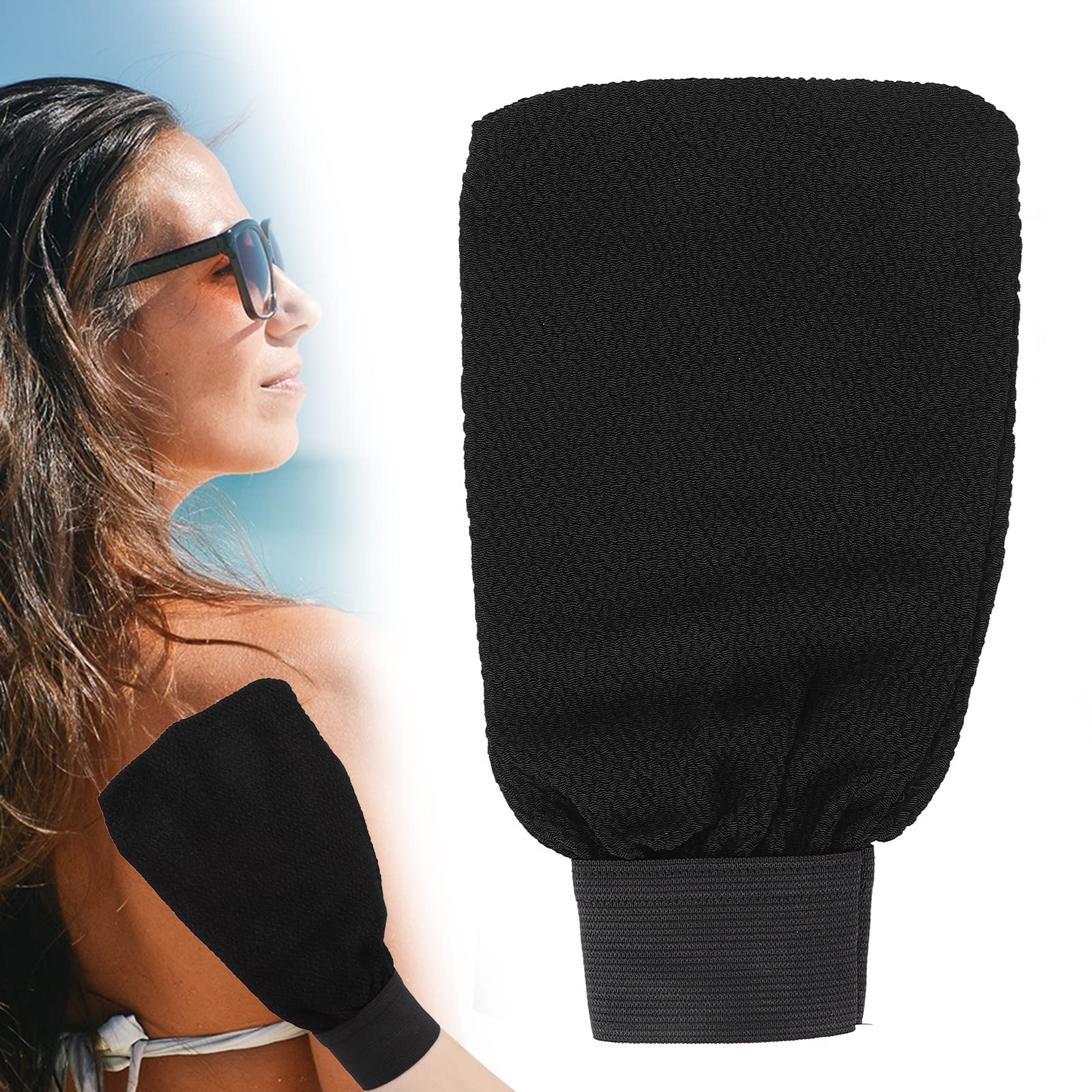 TEUOPIOE Asian Exfoliating Washcloth & Bath Gloves - Deep Cleaning Body Scrub Mitt for Smooth Skin | Shower, Spa & Korean Skincare Routine