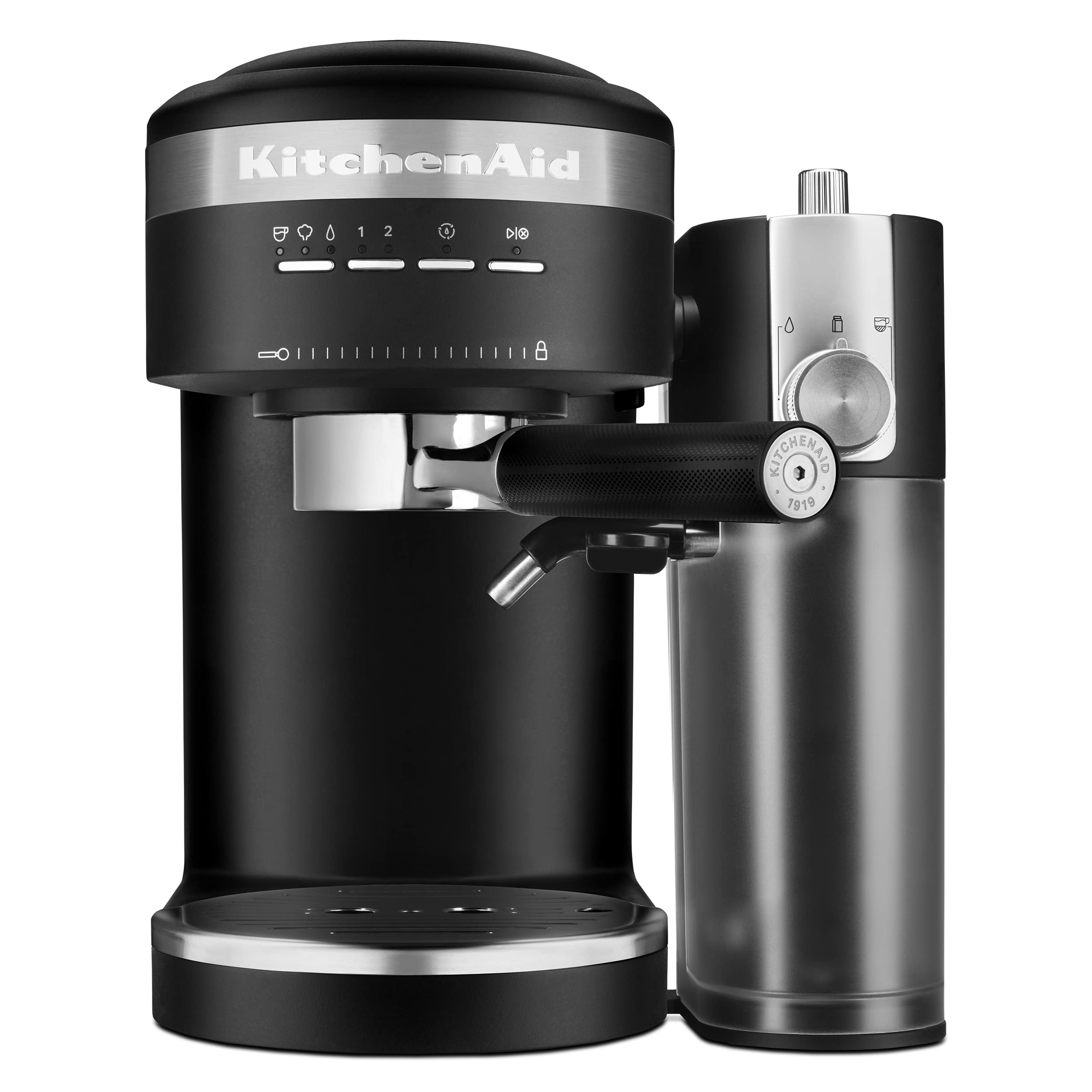 KitchenAid KES6404 Semi-Automatic Espresso Machine with Automatic Milk Frother - Perfect for Home Baristas & Coffee Lovers - Ideal for Latte, Cappuccino & Espresso Making at Home