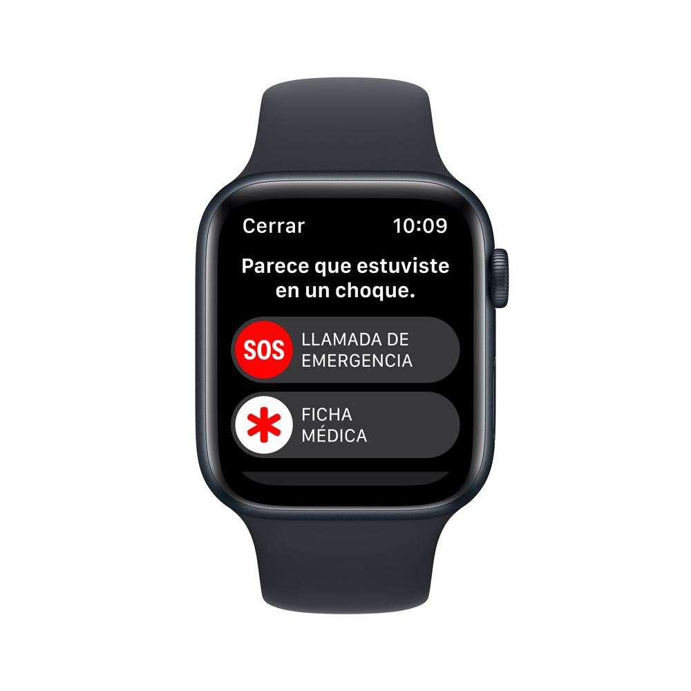 Apple Watch SE (GPS) 44mm Midnight Aluminum Case with Midnight Sport Band - Perfect for Fitness Tracking, Workouts & Everyday Wear