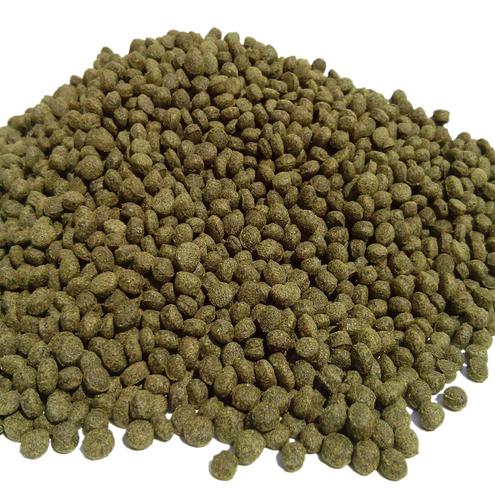 Premium 8mm-5/16 Floating Koi Fish Food Pellets - Vibrant Color Enhancer for Pond & Large Tropical Fish | Ideal for Outdoor Ponds, Aquariums & Water Gardens