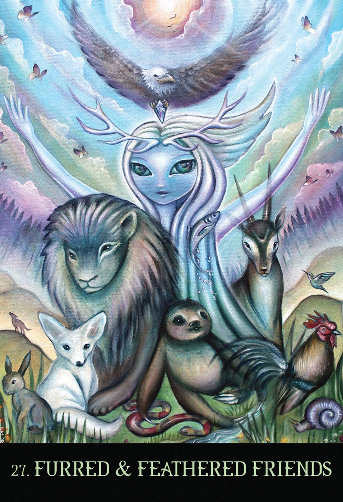 Beyond Lemuria Oracle Deck - 44-Card Divination Set for Spiritual Guidance, Meditation & Self-Discovery | Perfect for Tarot Readers, Energy Healers & Lightworkers