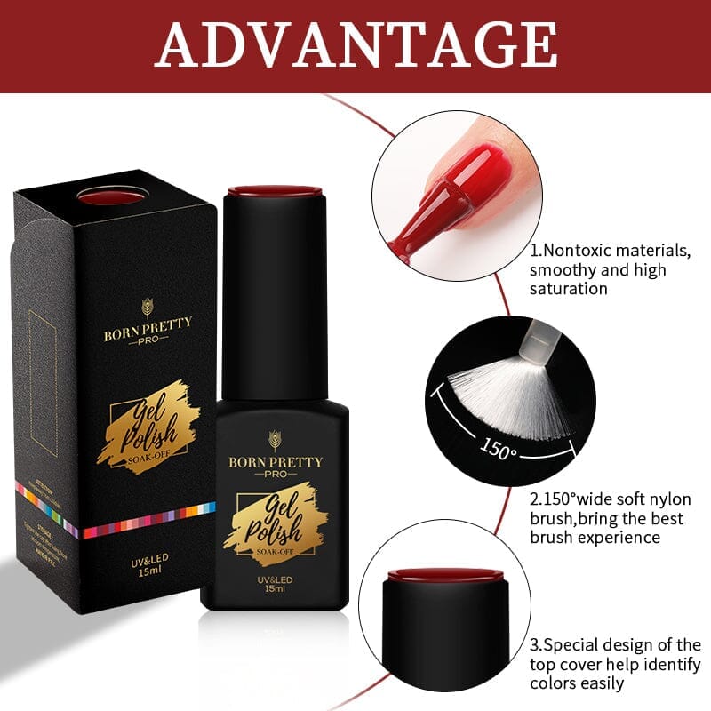 15ml Trubuty Series Gel Polish #34 - Long-Lasting Nail Polish for Salon & Home Manicures - Perfect for Nail Art, DIY Nails & Professional Use