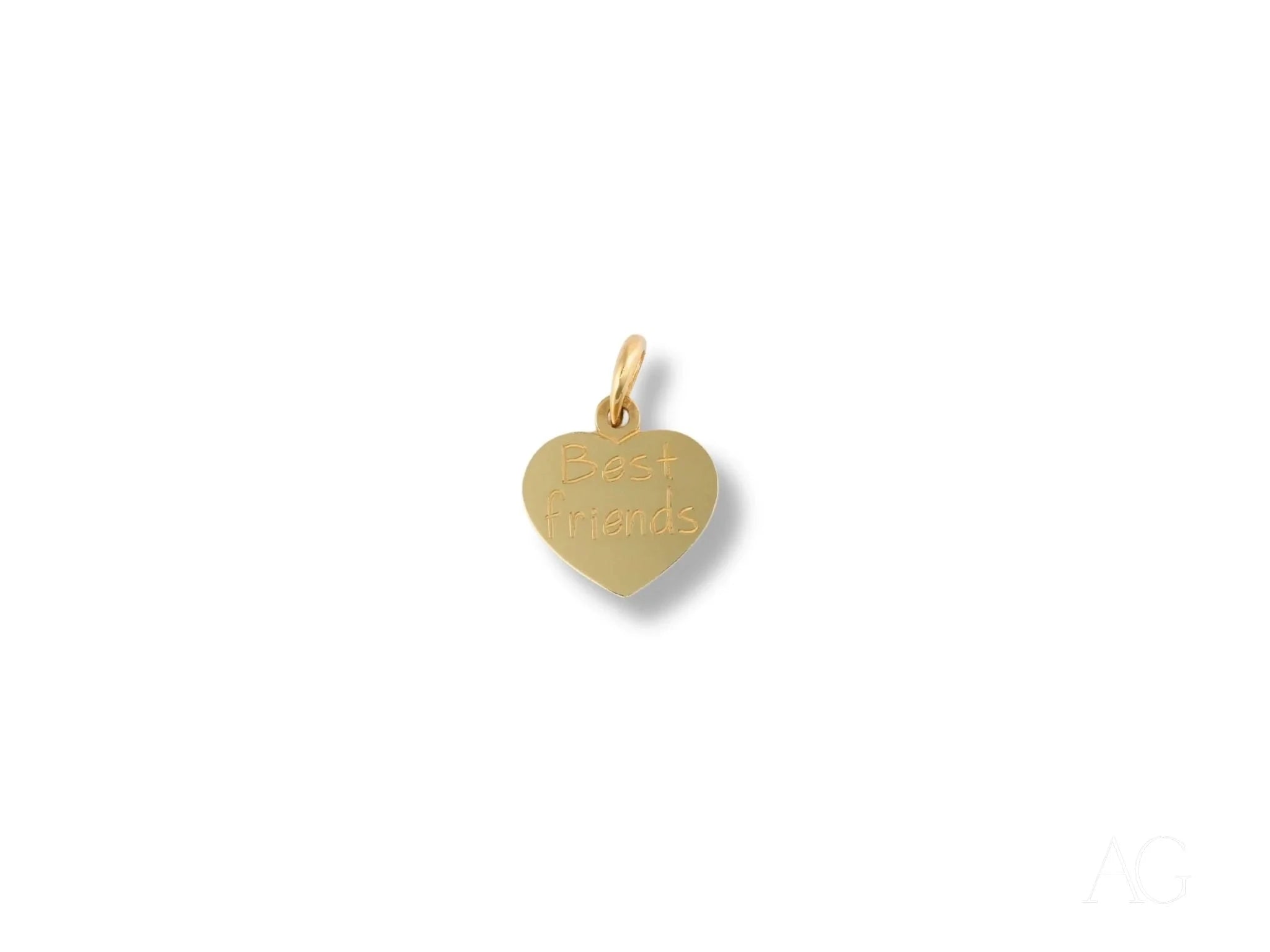 Best Friends Heart Pendant Necklace - Forever Hearts Jewelry Gift for Women & Girls - Perfect for Valentine's Day, Anniversary & Friendship Gifts