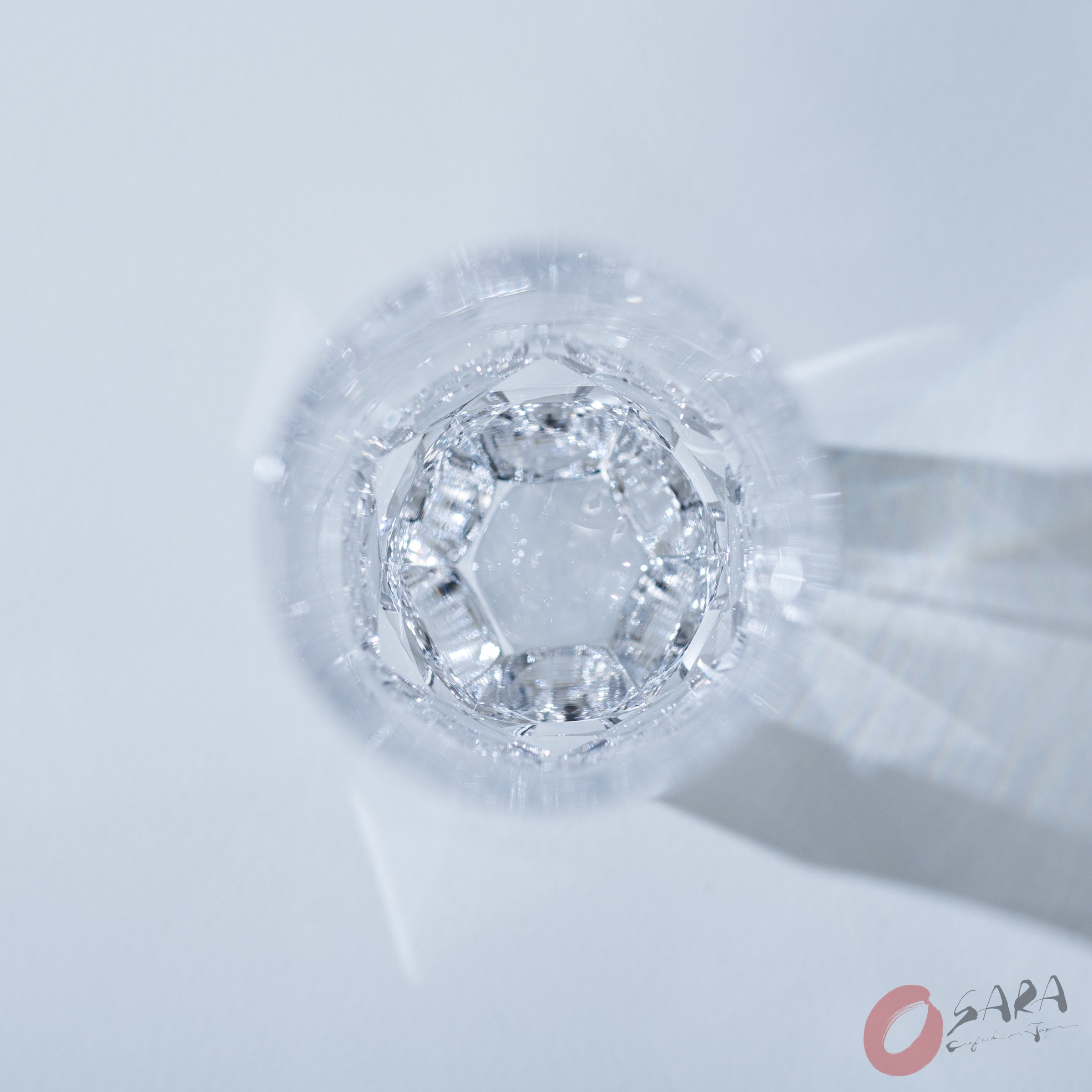 KAGAMI Japanese Handmade Crystal Shot Glass - 40ml, Elegant & Durable for Whiskey, Cocktails & Gifts | Perfect for Home Bar, Parties & Special Occasions