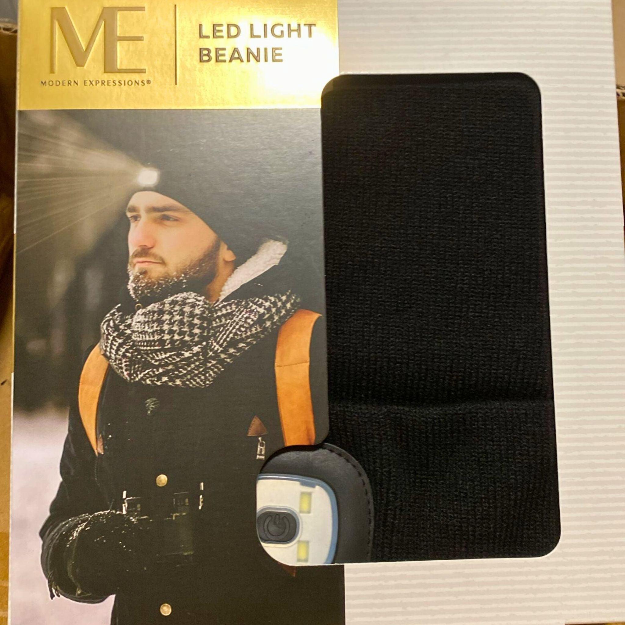 Modern Expressions LED Light Beanie Ultra - 24 Pack | USB Rechargeable Winter Hat with 7 Color Changing Lights | Perfect for Christmas Gifts, Outdoor Activities & Night Events