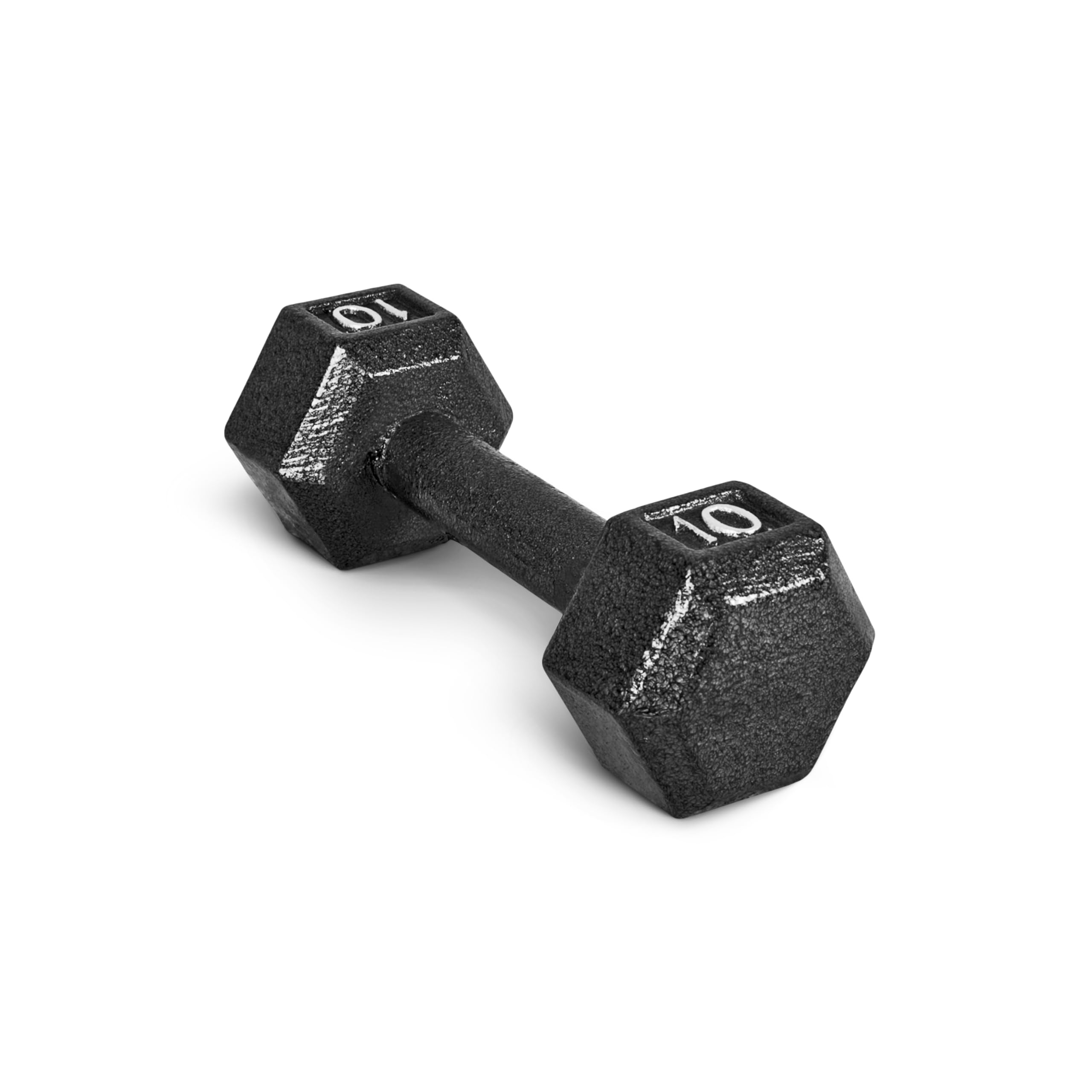 CAP Barbell Cast Iron Hex Dumbbell Set - 5-50 lbs Weight Options for Home Gym, Strength Training & Fitness Workouts | Durable Rubber Coating, Non-Slip Grip for Safe Lifting
