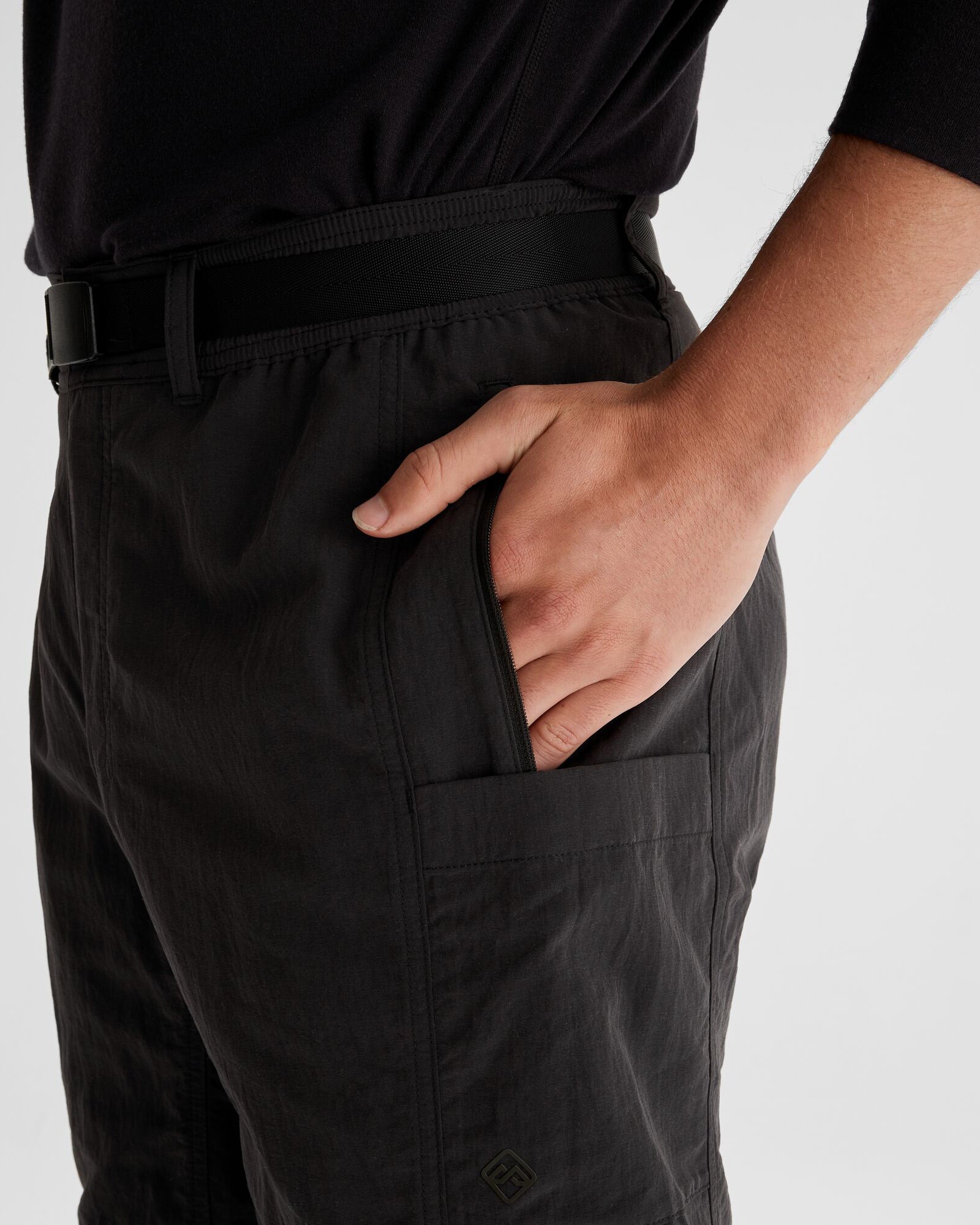 Men's EVRY Day Convertible Pants - Quick-Dry Travel Hiking Pants with Zip-Off Legs (Black) - Perfect for Outdoor Adventures, Camping & Travel