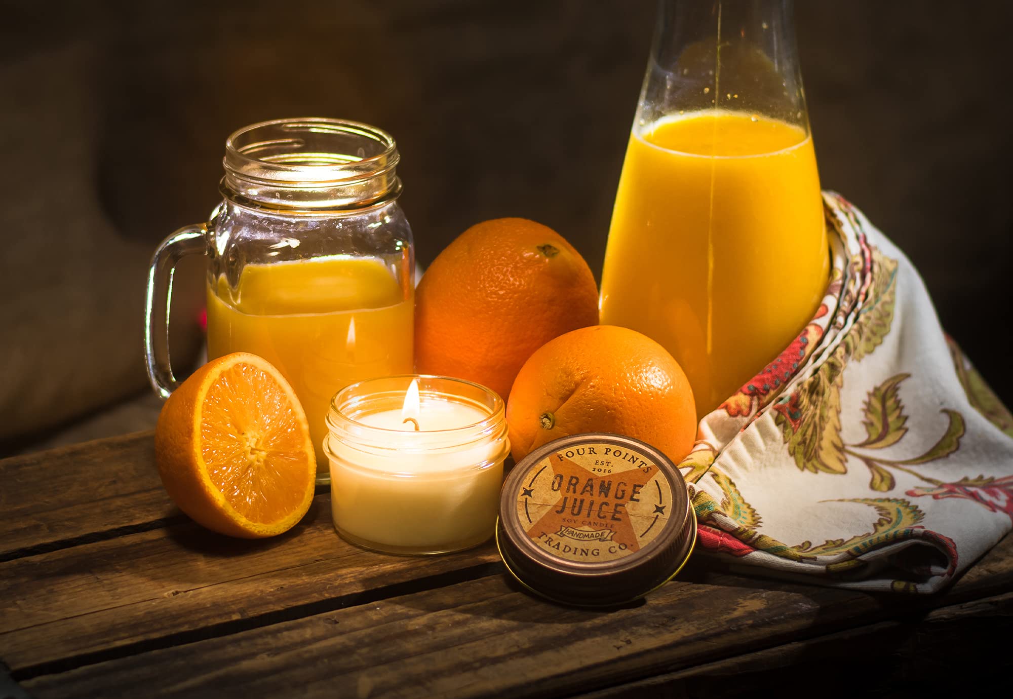 Premium Soy Aromatherapy Candles Gift Set - Coffee, Orange Juice, Pancake & Bacon Scented Candles for Relaxation, Birthday Gifts for Women, Men, Wedding, Mother's Day, Teacher Appreciation - Perfect for Home Spa, Meditation & Romantic Ambiance