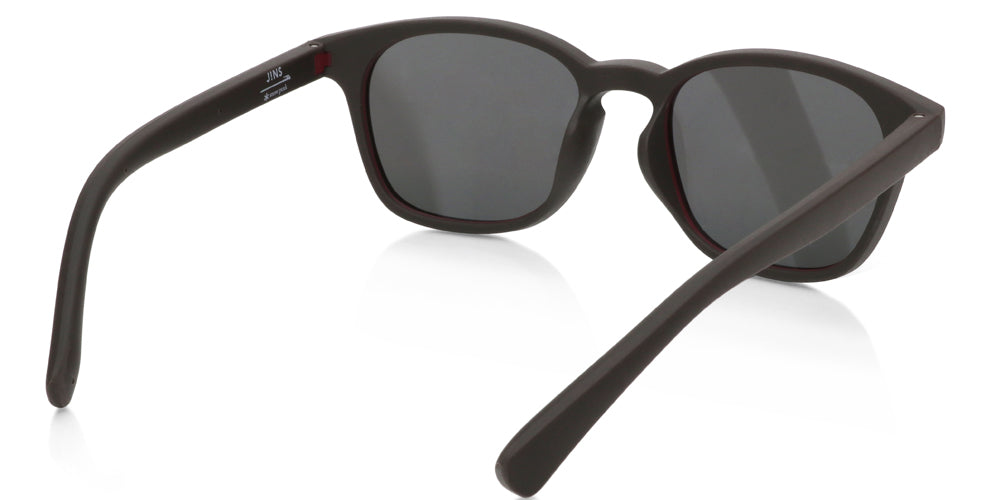 JINS x Snow Peak Rubber Sunglasses 018 85 - Lightweight Polarized Outdoor Sunglasses for Hiking, Fishing & Beach Activities