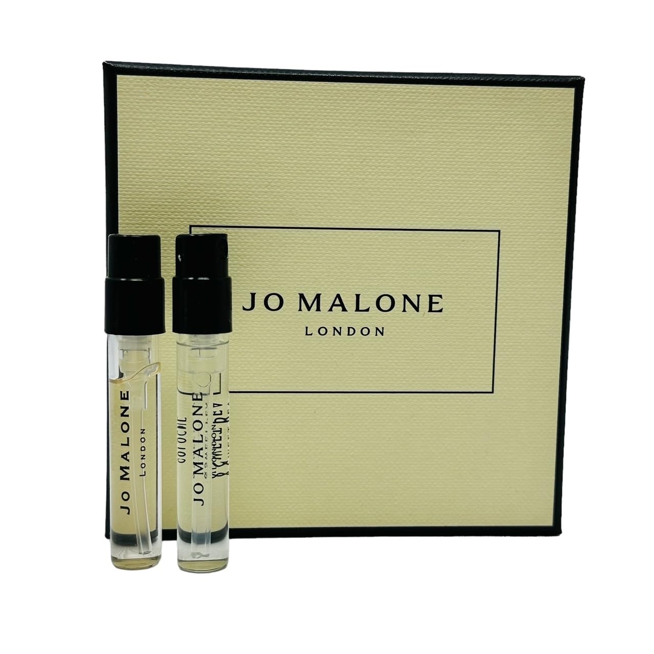 Jo Malone London Scent Pairing Duo - Red Hibiscus & English Pear with Sweet Pea Perfume Samples (2 x 1.5ml / 0.05oz) | Luxury Fragrance Gift Set for Women, Travel & Everyday Wear