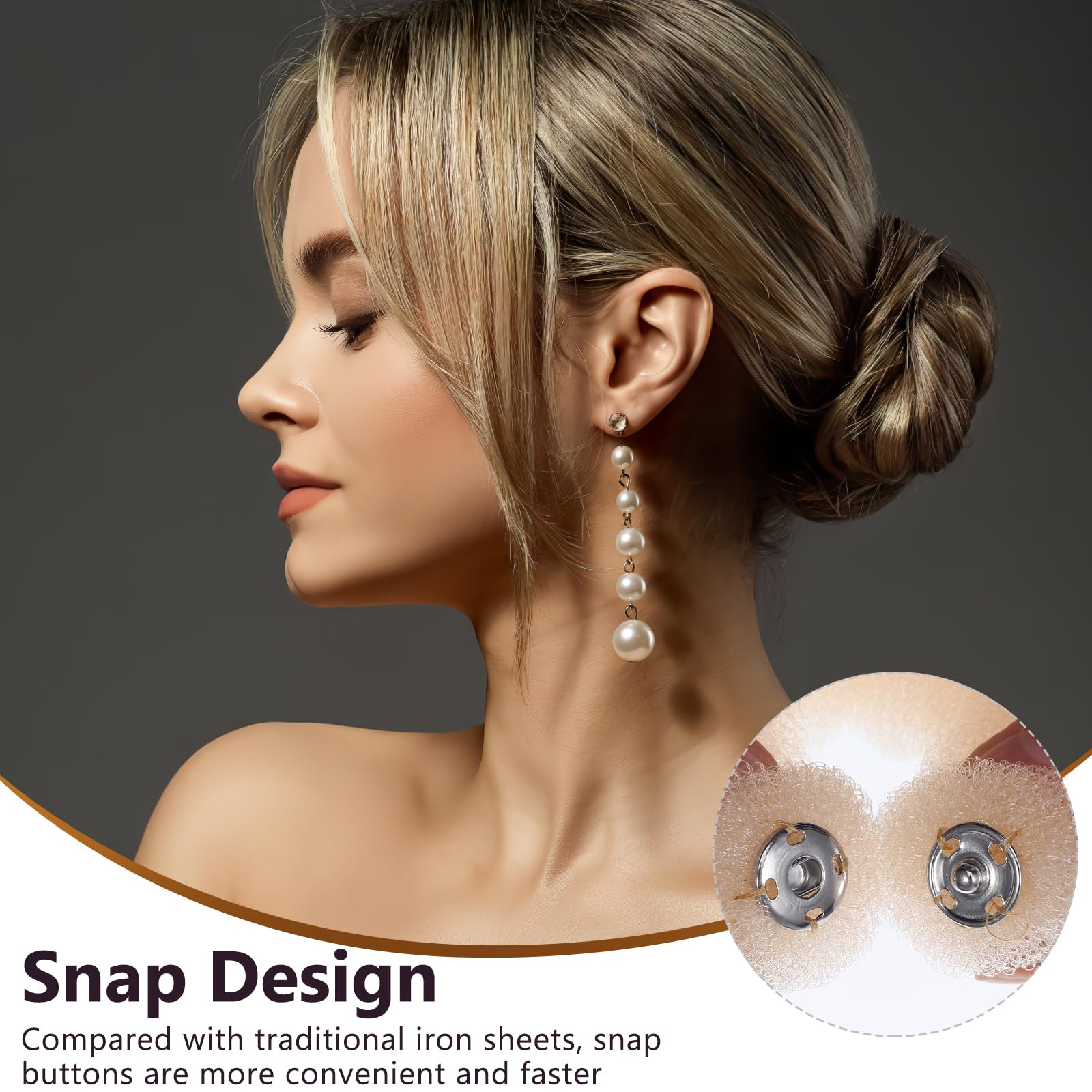 KALLORY 3Pcs Hair Styling Tools Set - DIY Foam Ring Shaper, Doughnut Bun Maker & Snap Hair Roll for Women's Hairstyles | Perfect for Updos, Ponytails & Party Looks