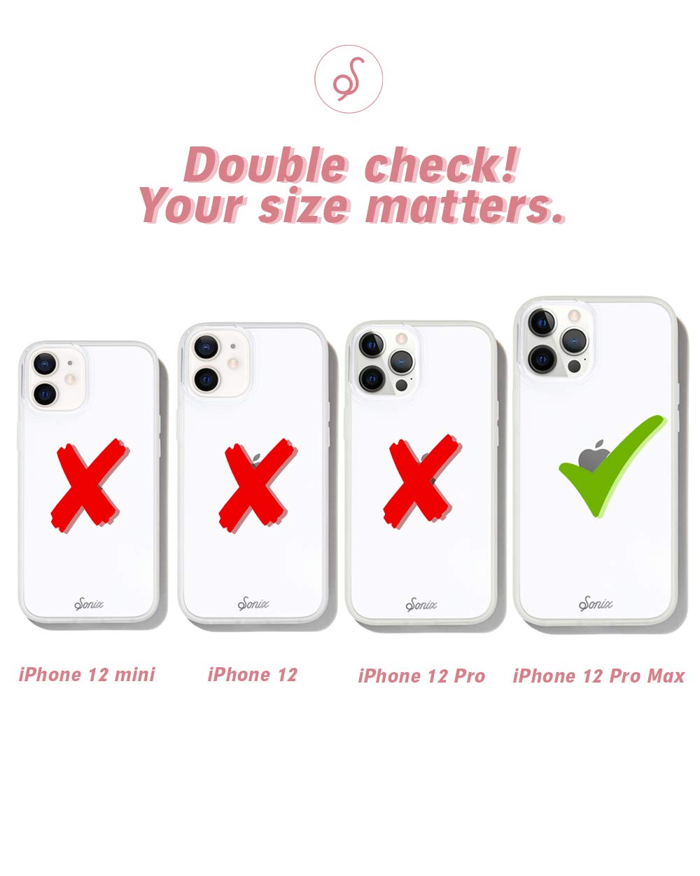 Sonix Clear Shockproof Phone Case for iPhone 12 Pro Max - Military-Grade Drop Protection | Slim Protective Cover for Everyday Use, Work & Outdoor Activities