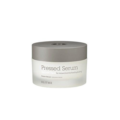 BLITHE Pressed Serum Velvet Yam 50ml - Hydrating & Brightening Facial Serum for Dry & Dull Skin | Perfect for Night Routine & Travel Skincare