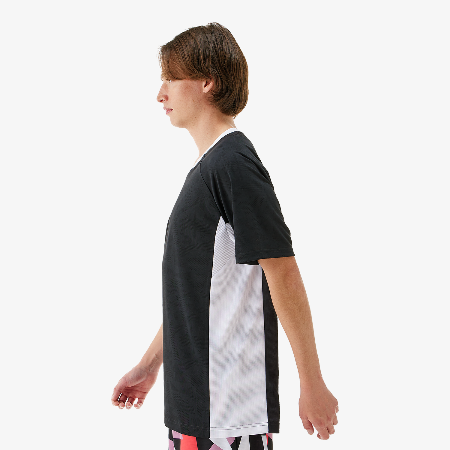 Yonex Men's Crew Neck Short Sleeve Performance T-Shirt 10634 - Black - Moisture Wicking & Breathable for Tennis, Golf & Casual Wear